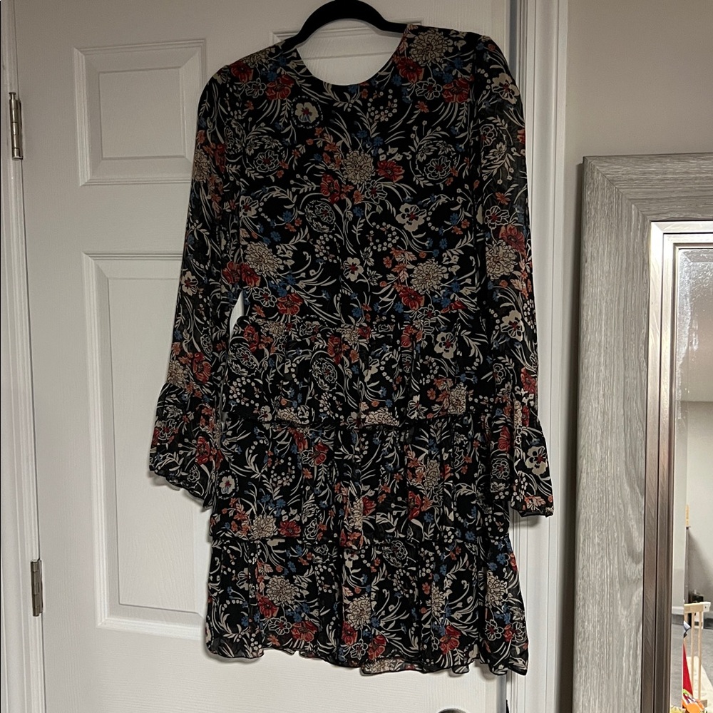 Brave Soul Black Floral Dress